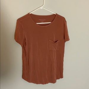 American Eagle blush pink tee